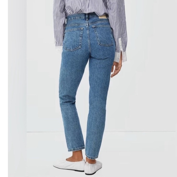 NWT Everlane Curvy 90’s Cheeky Straight Jeans Organic Cotton Northridge Size 33 - Picture 2 of 15